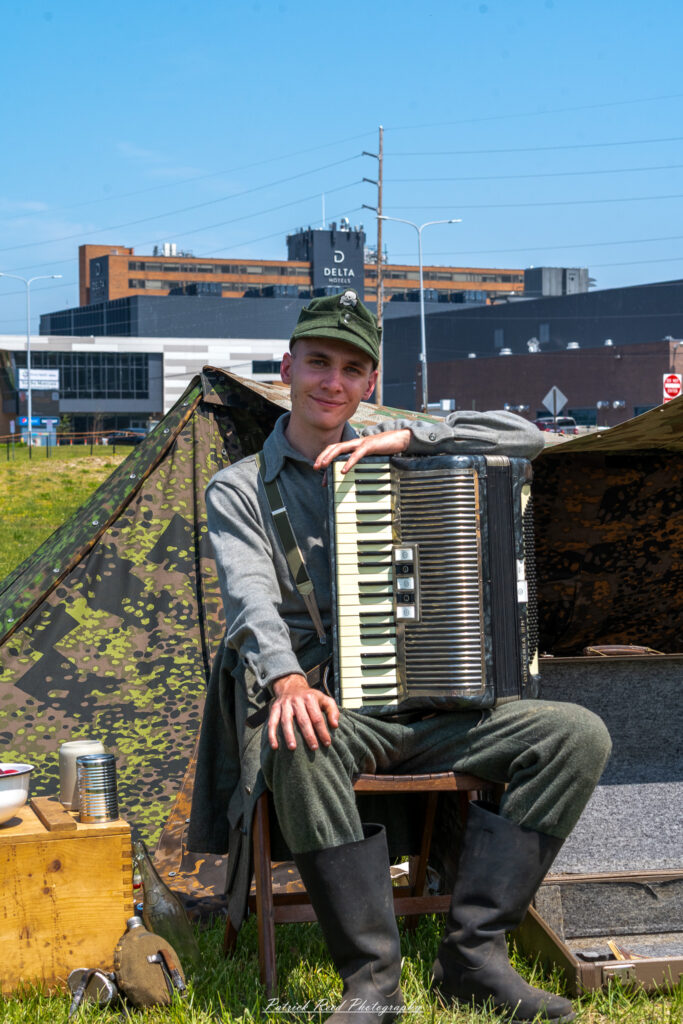 German WWII Reenactors – USS LST 393 Reenactment, June 7th, 2025